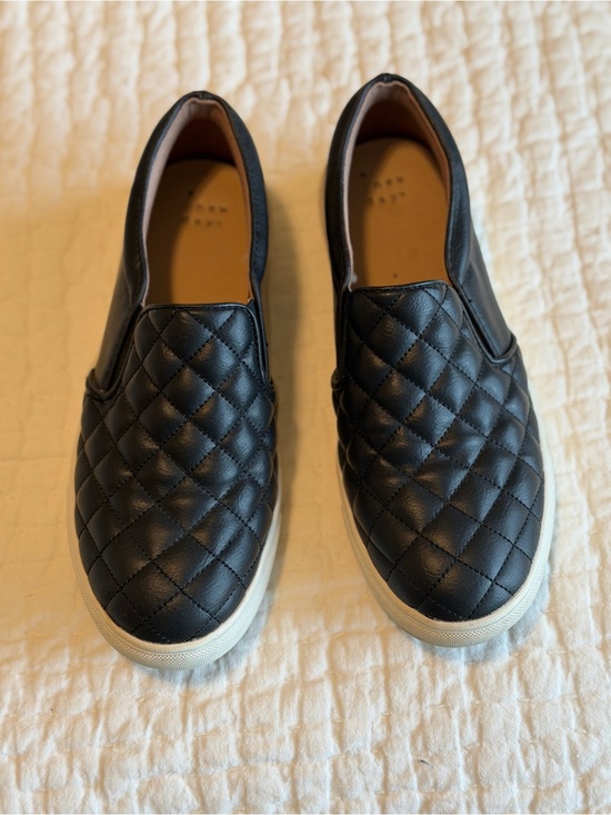 a new day Shoes - a new day Quilted Black Slip-Ons